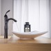 BWE Single Handle One Hole Oil Rubbed Bronze Bathroom Vessel Sink Faucet Tall Body Deck Mount - B01HTH0U4C